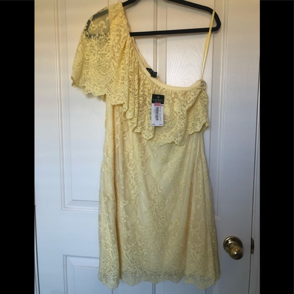 Ralph Lauren One Shoulder Laced Dress - Picture 1 of 10